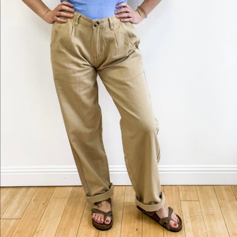 High Rise Chino Pants
